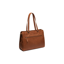 Leather Shopper Cognac Fidenza