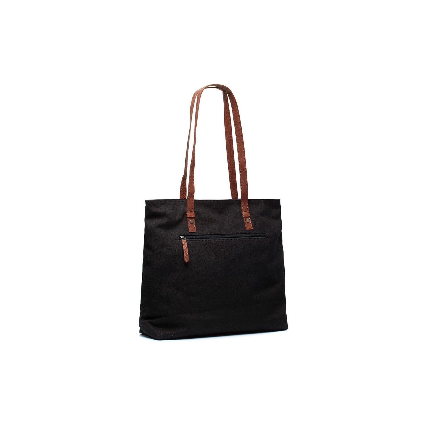 Black canvas shopper sale