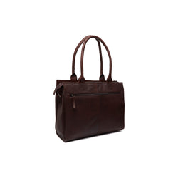 Leather Shopper/Diaper bag Brown Elody