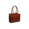 Leather Shopper/Diaper bag Cognac Elody