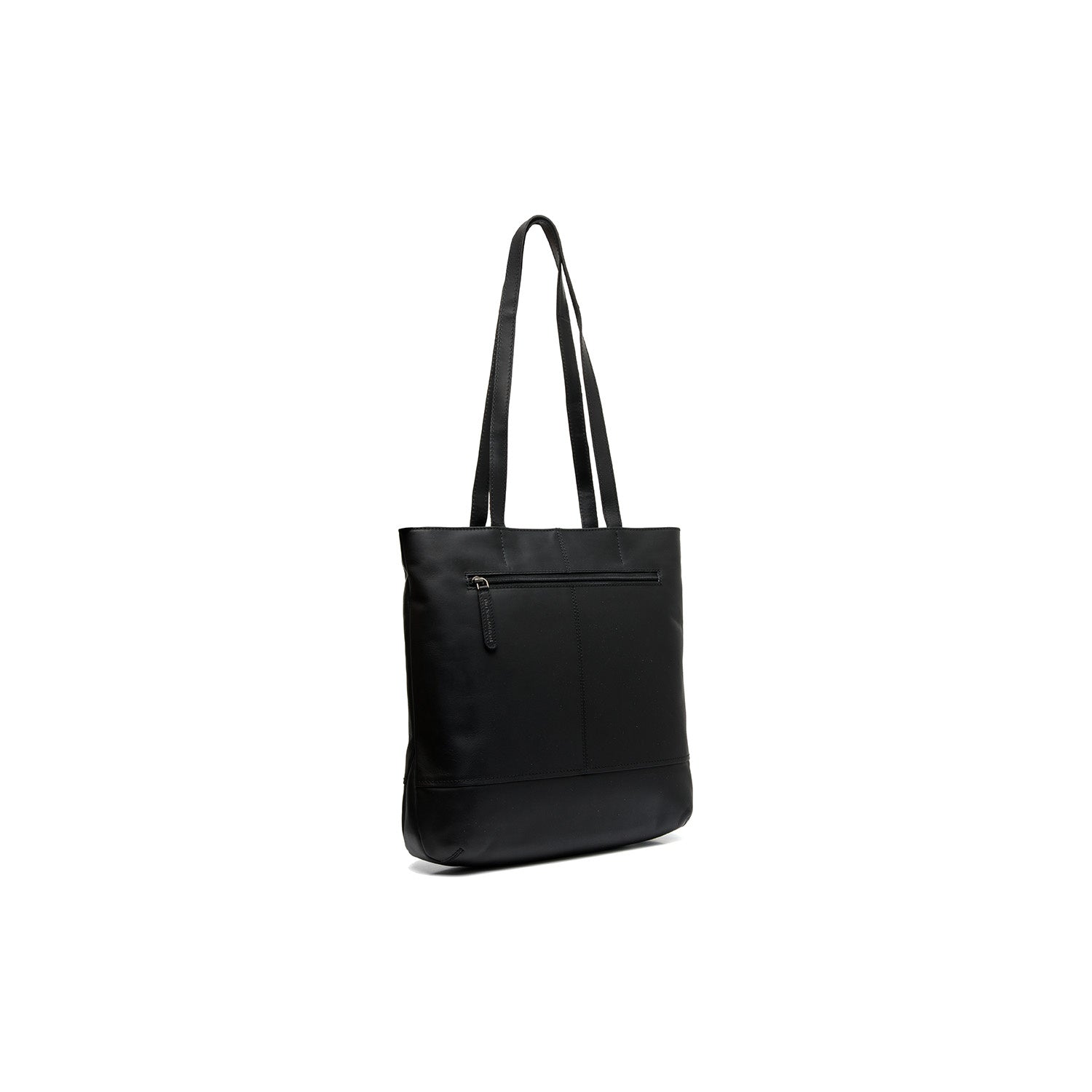 Leather Shopper Black Emilia