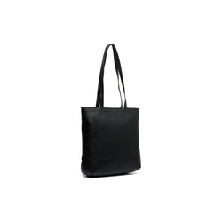 Leather Shopper Black Emilia