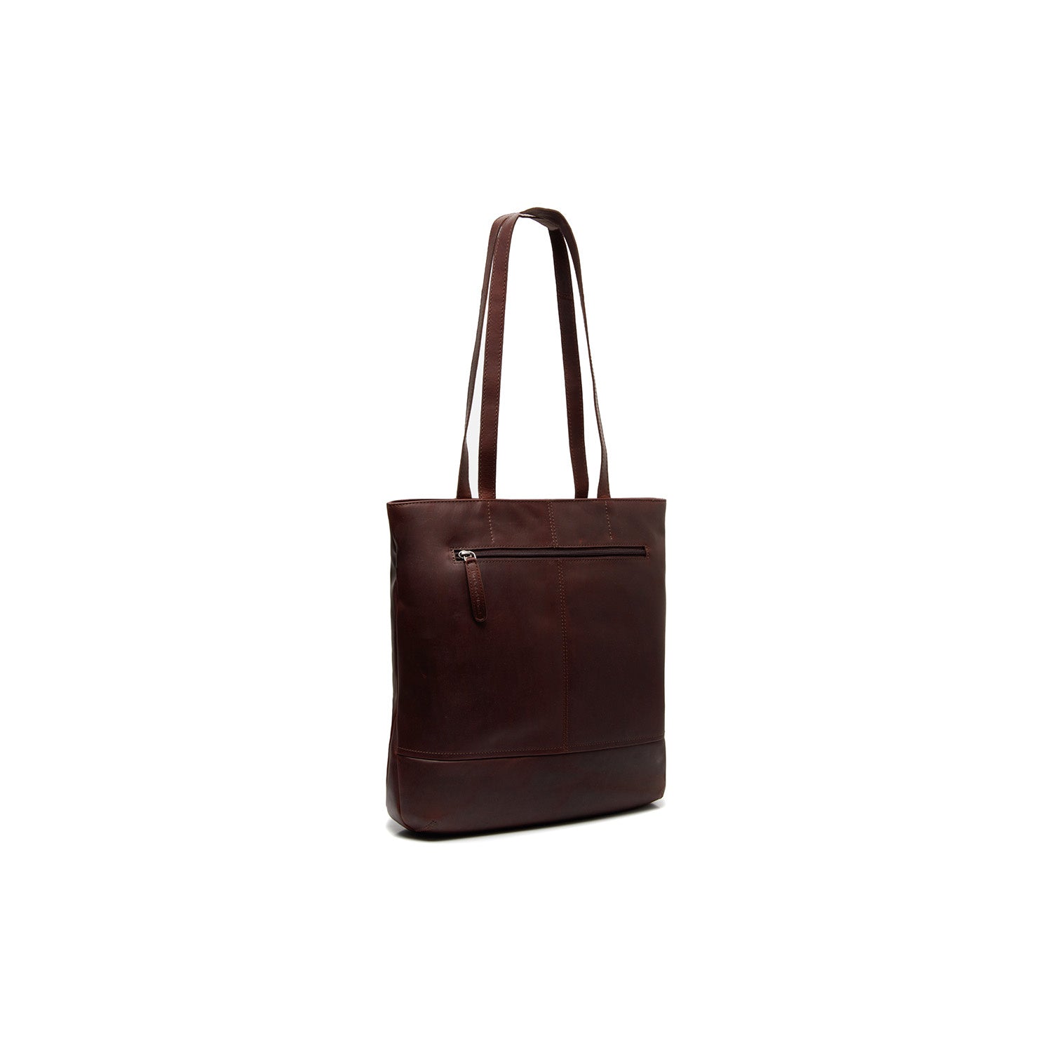 Leather Shopper Brown Emilia