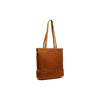 leren shopper cognac emilia