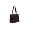 Leather Shopper Brown Nola