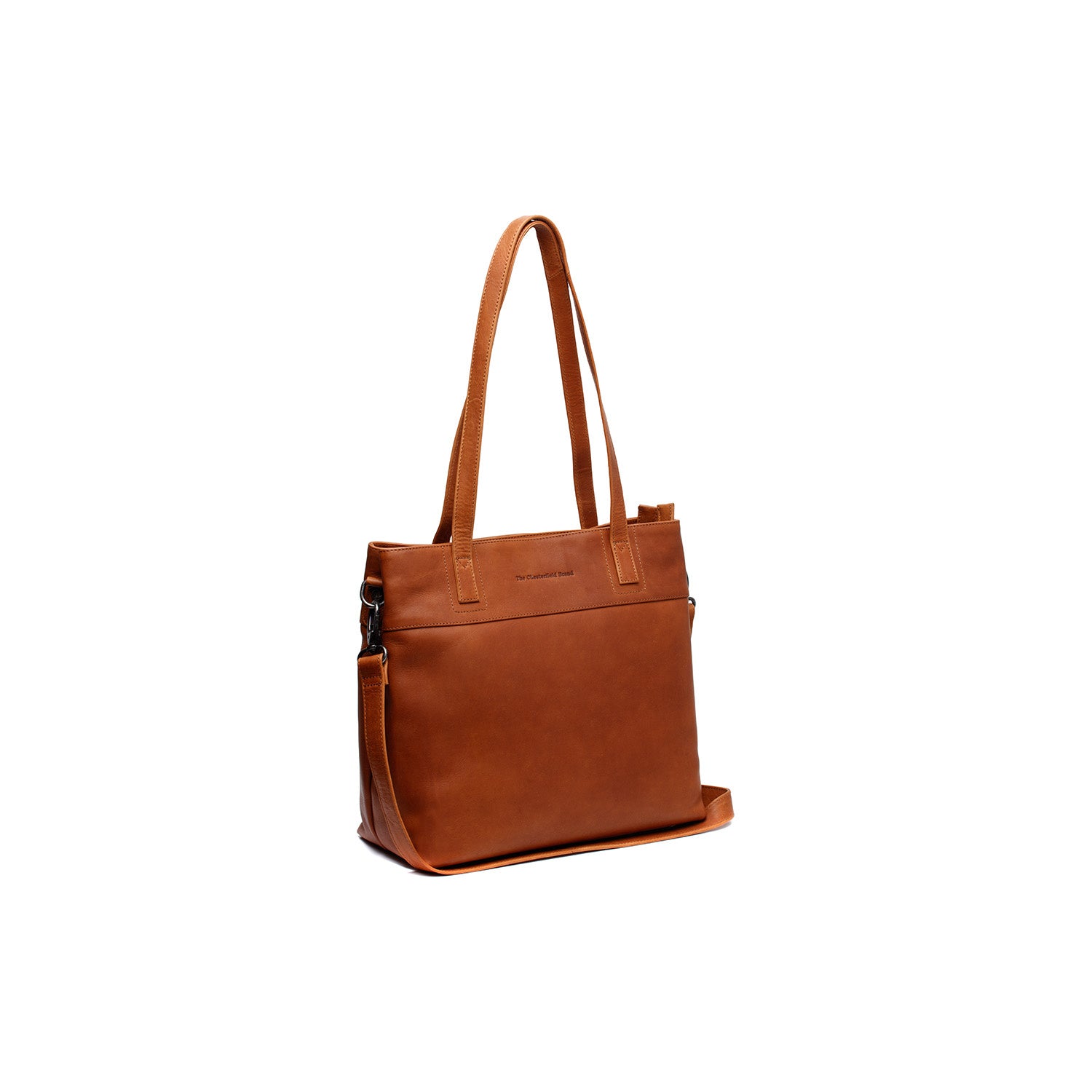 leren shopper cognac nola