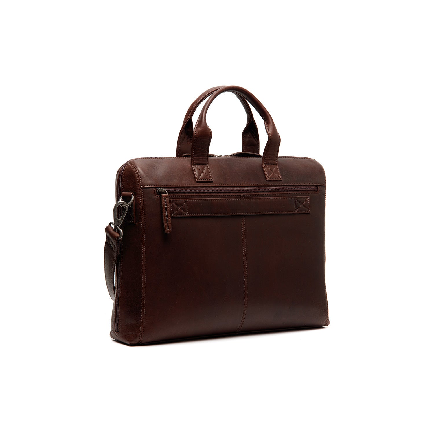 Leather Laptop Bag Brown Levanto