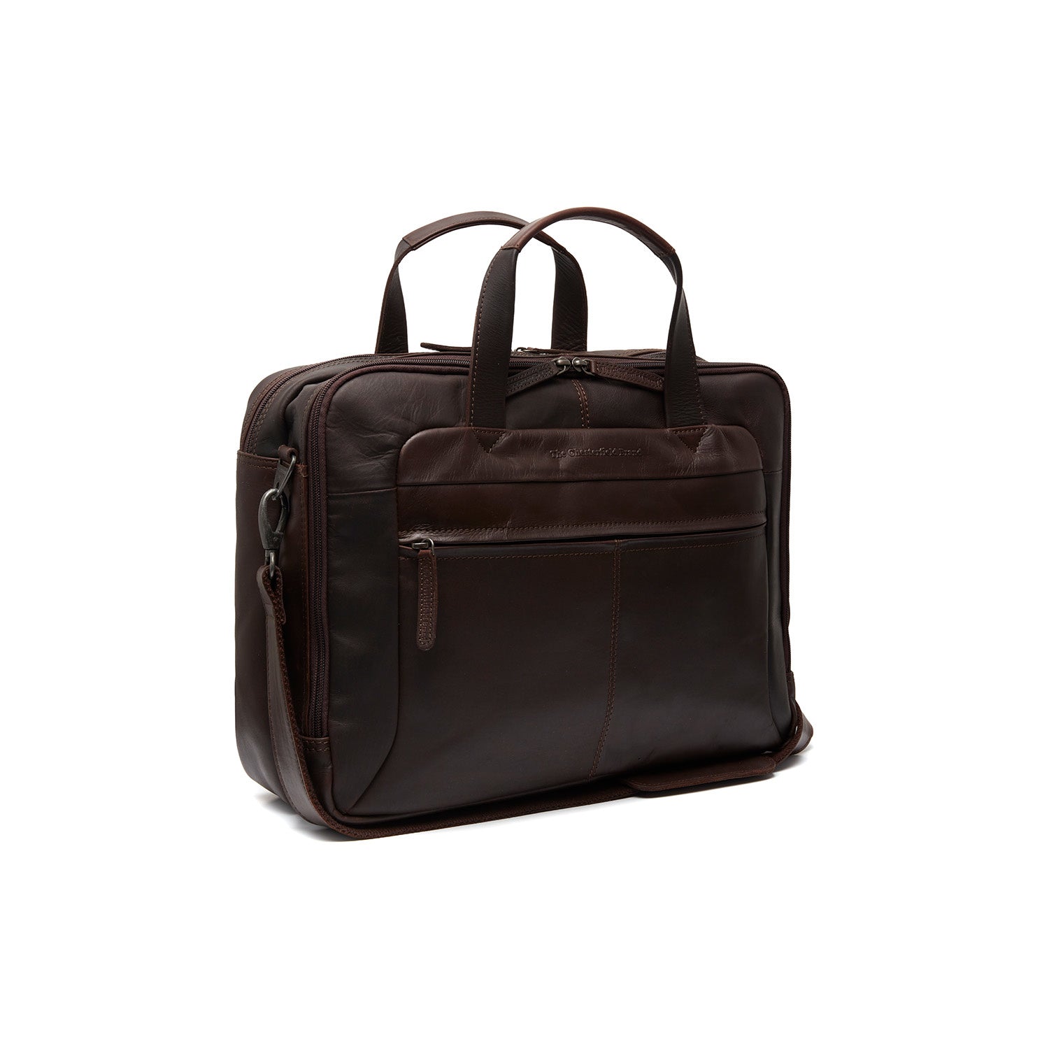 Leather Laptop Bag Brown Ryan