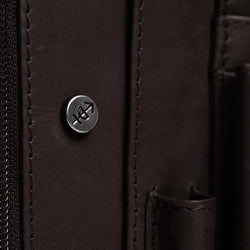 Leather Document Case Brown Barnet