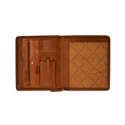 Leather Document Case Cognac Barnet