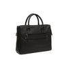 Leather Laptop Bag Black Salvador