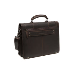 Leather Briefcase Brown Stuttgart