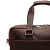 Leather Laptop Bag Brown Manhattan