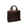 Leather Laptop Bag Brown Manhattan