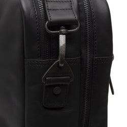 Leather Laptop Bag Black Boston