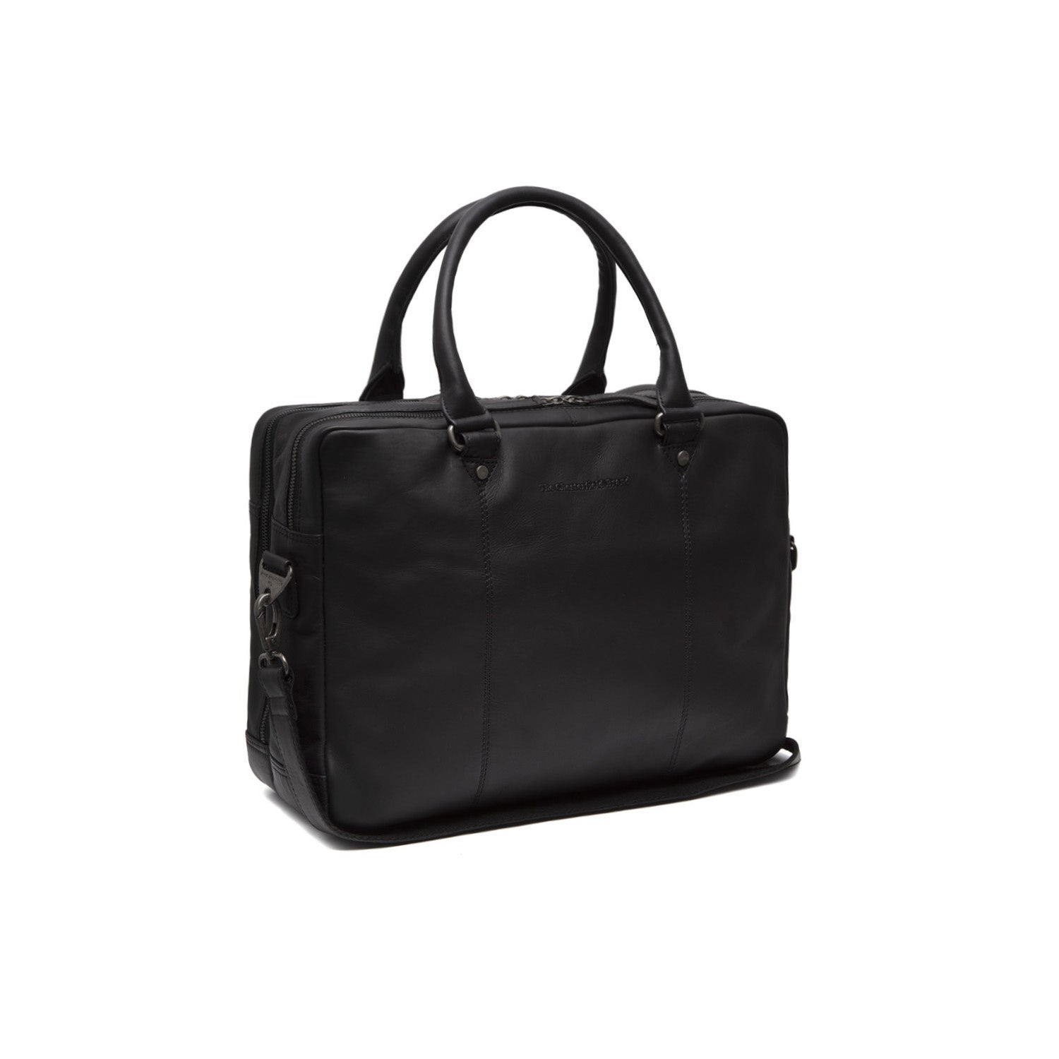 Leather Laptop Bag Black Boston