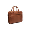 Leather Laptop Bag Cognac Boston