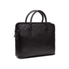 Leather Laptop Bag Black Cameron