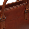 Leather Laptop Bag Cognac Cameron