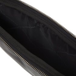 Leather Laptop Sleeve 14 Inch Black Clinton