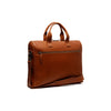 leren laptoptas cognac levanto