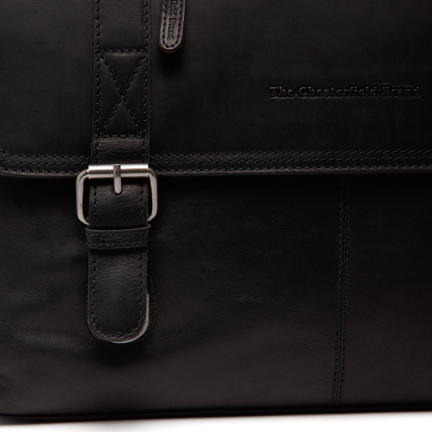 Leather Laptop Bag Black Imperia