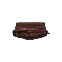 Leather Laptop Bag Brown Imperia