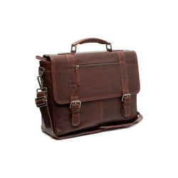 Leather Laptop Bag Brown Imperia