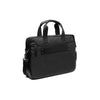 Leather Laptop Bag Black Narvik