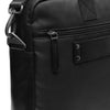 Leather Laptop Bag Black Narvik