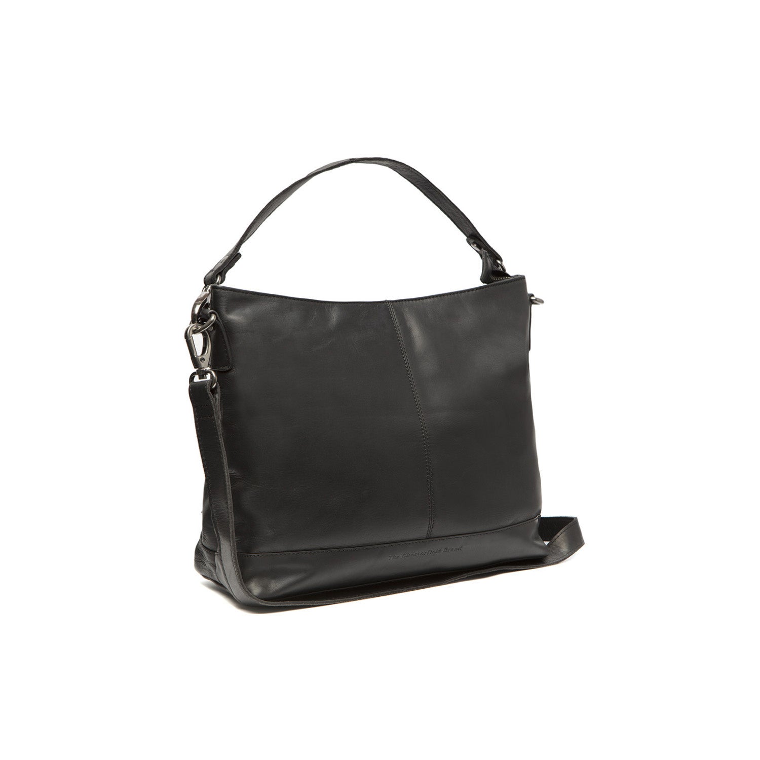 Leather Shoulder Bag Black Amelia