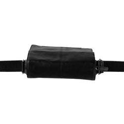 Leather Shoulder Bag Black Remy