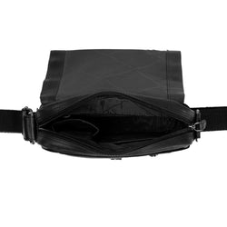 Leather Shoulder Bag Black Remy