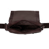 Leather Shoulder Bag Brown Remy