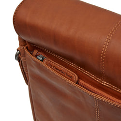 Leather Shoulder Bag Cognac Raphael