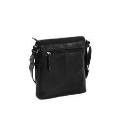 Leather Shoulder Bag Black Bodin