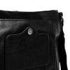 Leather Shoulder Bag Black Bodin