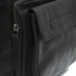 Leather Shoulder Bag Black Bath