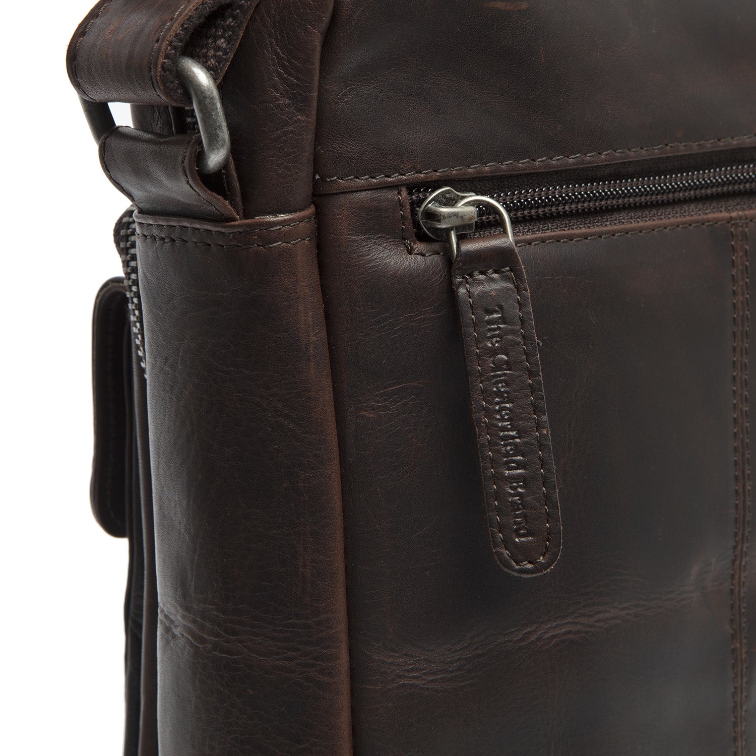 Leather Shoulder Bag Brown Bath