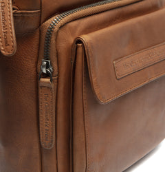 Leather Shoulder Bag Cognac Bath