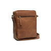 Leather Shoulder Bag Cognac Bath