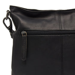 Leather Shoulder Bag Black Jen