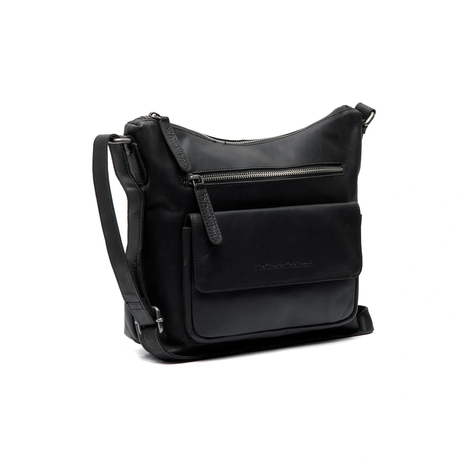 Leather Shoulder Bag Black Hailey