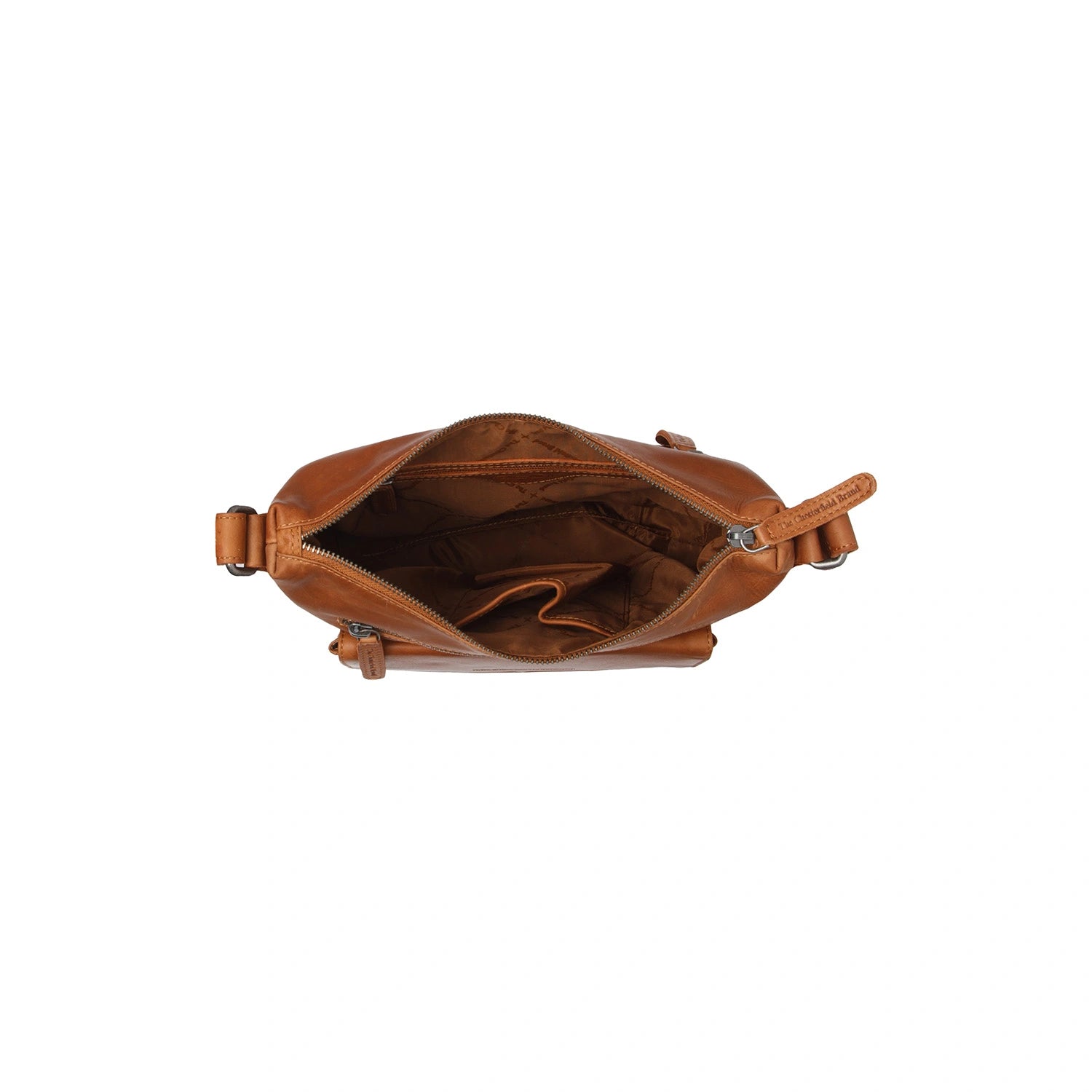 Leather Shoulder Bag Cognac Hailey