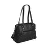 Leather Shoulder Bag Black Barcelona