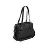 Leather Shoulder Bag Black Barcelona