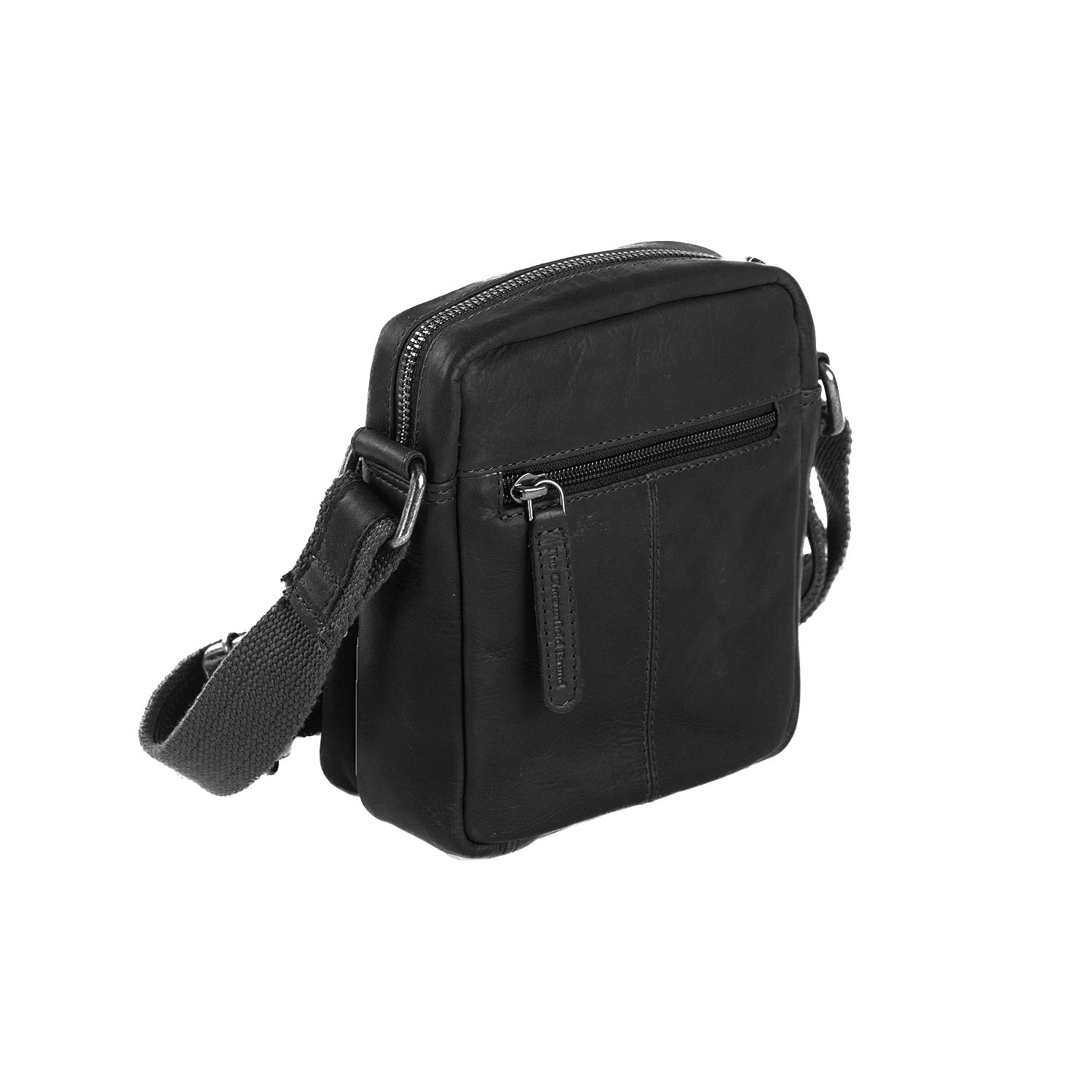 Leather Shoulder Bag Black Bremen