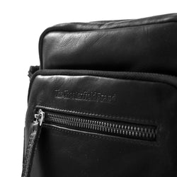 Leather Shoulder Bag Black Birmingham