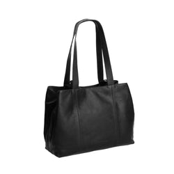 Leather Shoulder Bag Black Gail