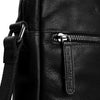 Leather Shoulder Bag Black Dessau